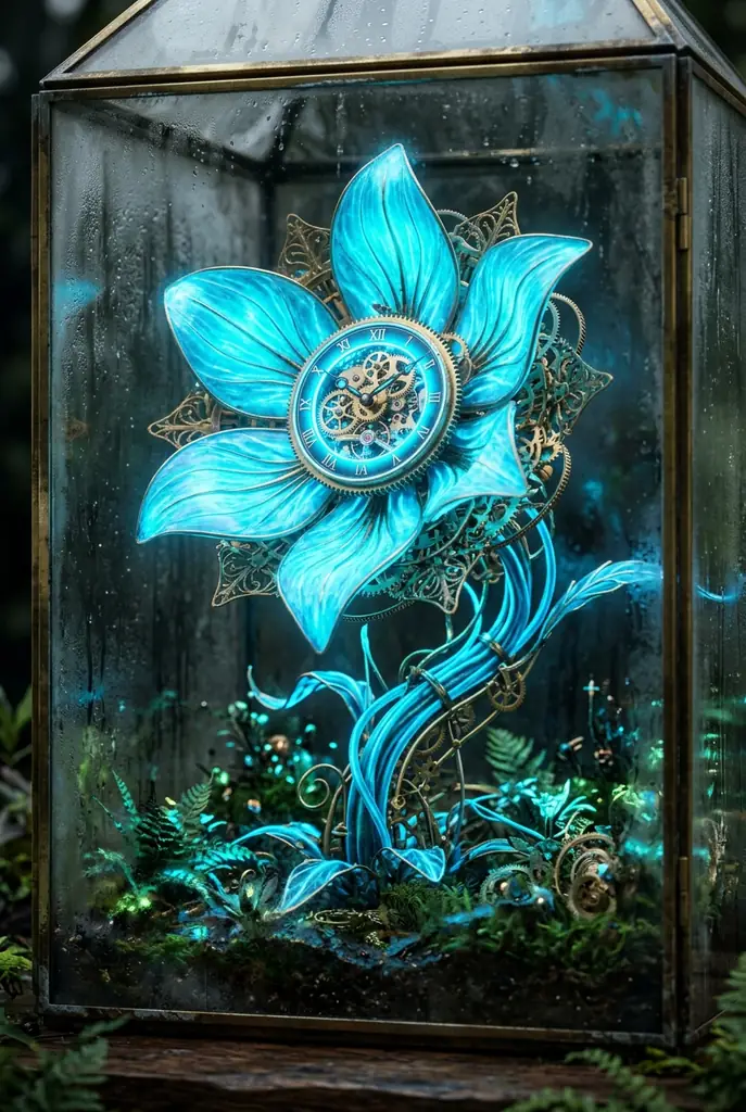 Fleur mécanique